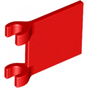 Vlag 2x2 vierkant Red